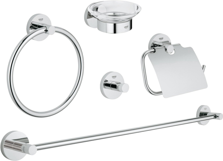 Набор аксессуаров Grohe Essentials 40344001 (5 предметов)