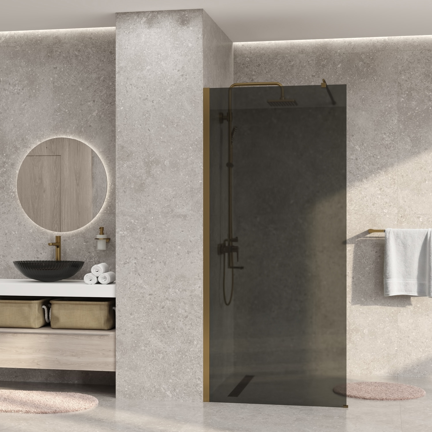 Rur 30W40BG-TG Душевое ограждение