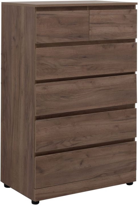 Комод Aquanet Сканди 800x480 Дуб крафт (6 ящиков) 00302546
