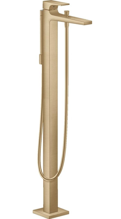 Смеситель для ванны напольный Hansgrohe Metropol 32532140 бронза шлифованный