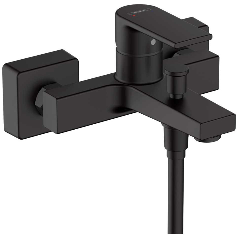 Смеситель для ванны однорычажный Hansgrohe Vernis Shape ВМ 71450670 черный