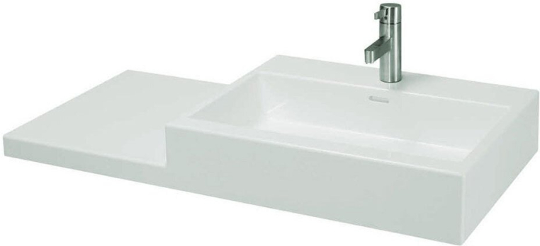 Раковина накладная Laufen Living City 100х46 8.1843.1.000.104.1 полочка слева