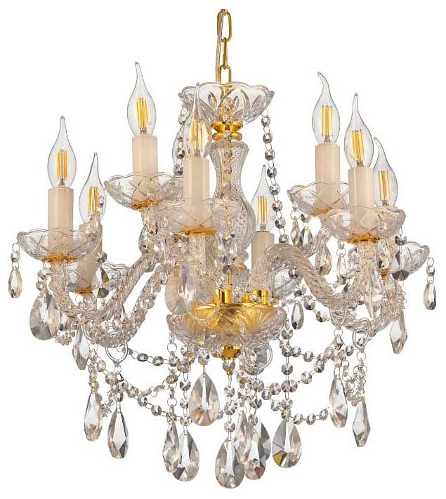 Подвесная люстра LUMINA DECO Eliza LDP 7026-6+3 SL+GD