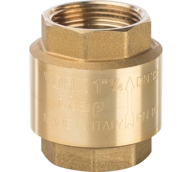STOUT Обратный пружинный муфтовый клапан с пластиковым седлом 1 1/4" (SVC-0002-000032)