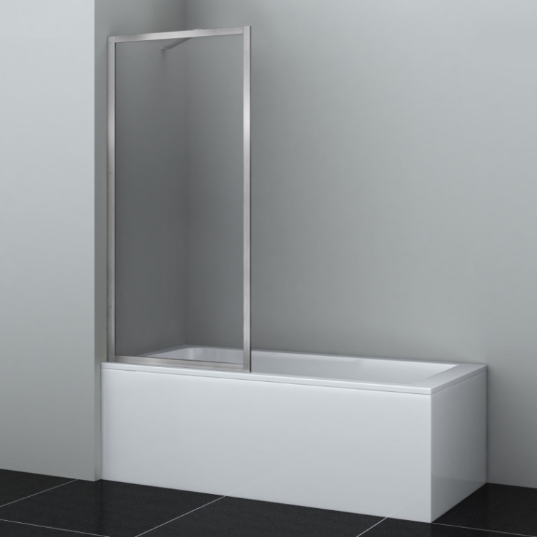 Стеклянная шторка на ванну WasserKraft Abens 20W01-80BN