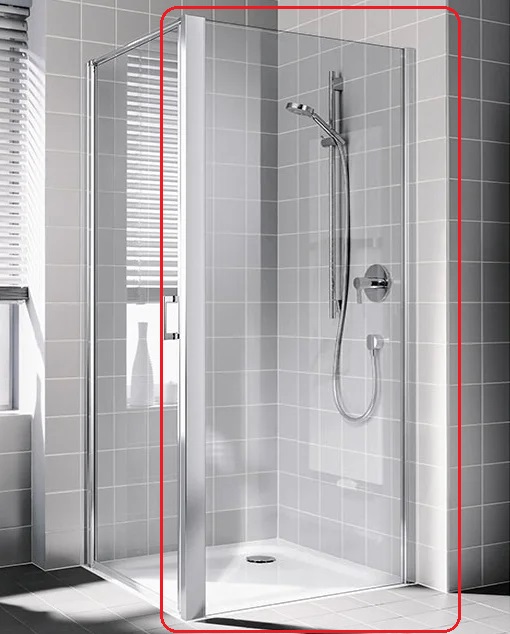 Боковая стенка для комбинации с дверью Kermi Cada Xs 86-91/200 CKTWD09020VPK