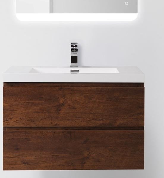 Тумба под раковину BelBagno Luce 80 см LUCE-800-2C-SO-PL Polissandro
