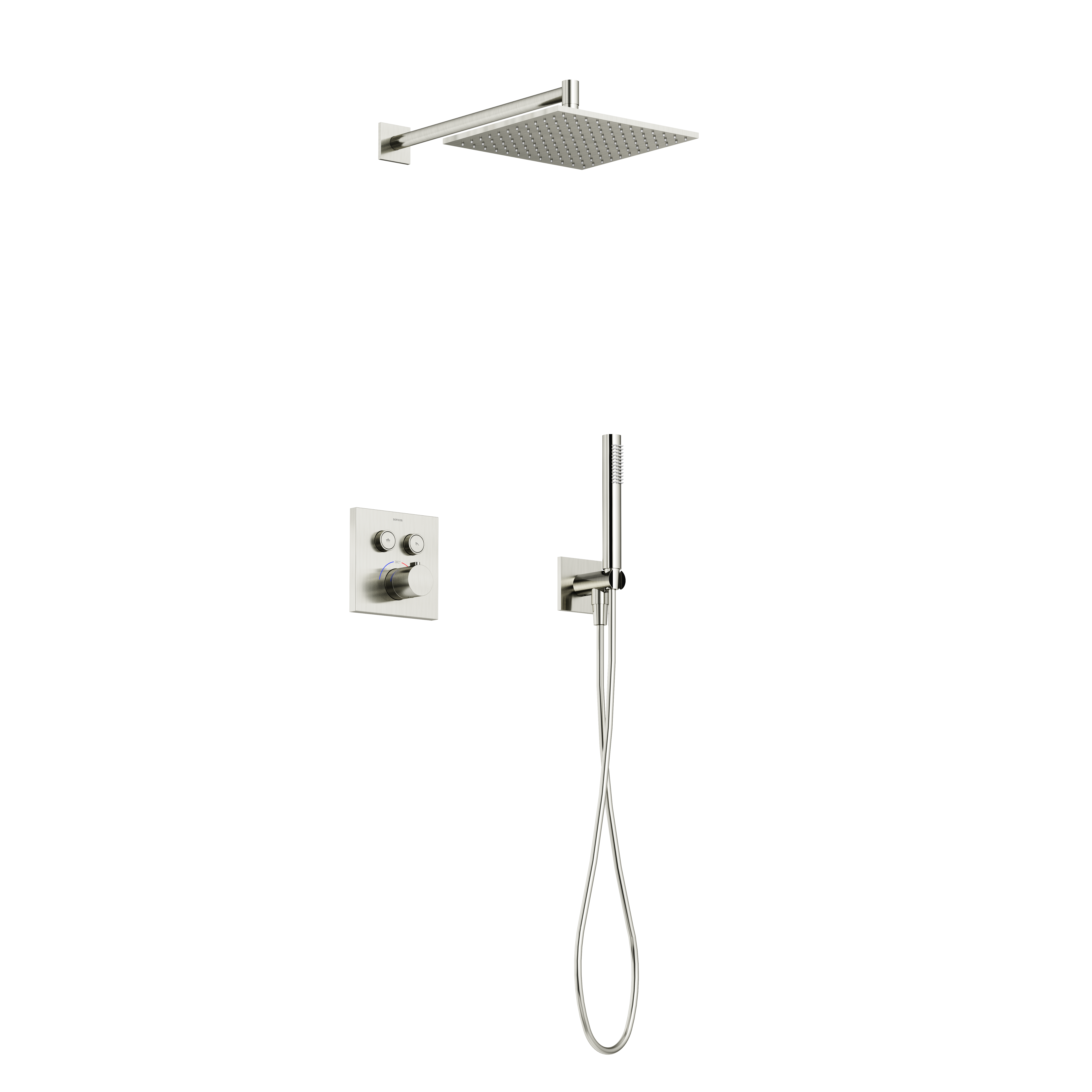 Термостатический смеситель для ванны и душа SANCOS Etna, хром, арт. SC9006CH