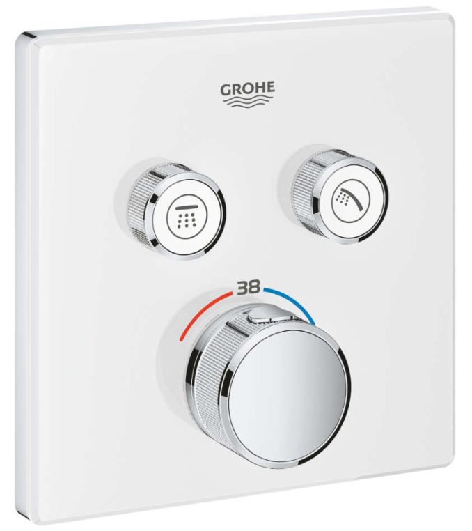 Термостат  для душа Grohe Grohtherm SmartControl 29156LS0 белая луна