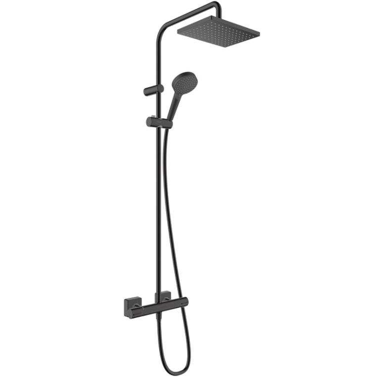 Душевая стойка Hansgrohe Vernis Shape 26097670 черный