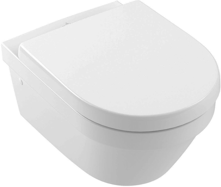 Подвесной унитаз Villeroy & Boch Architectura с микролифтом, безободковый 4694HR01