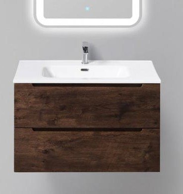 Тумба под раковину BelBagno Etna 80 см ETNA-800-2C-SO-RW-P Rovere Moro