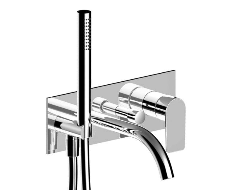 Встраиваемый смеситель для ванны Fantini MYO 6102V621B наружняя часть, хром