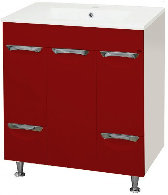 Тумба под раковину Misty Кристи 75 П-Кри01075-101К2Я