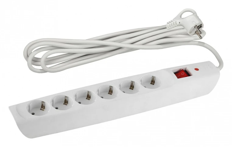 Сетевой фильтр Эра SFX-6es-2m-W Б0044023