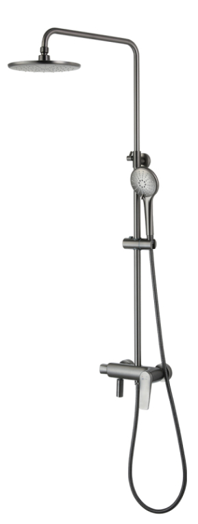 Душевая стойка LEMARK Bronx LM3762GM черный