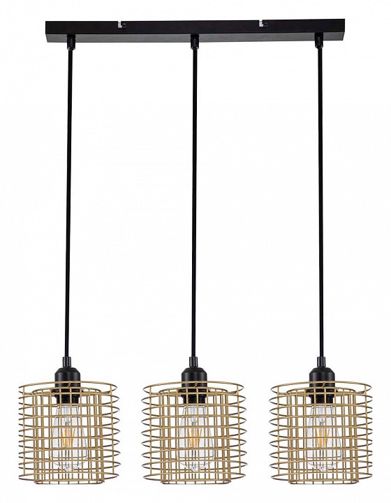 Подвесной светильник Escada Grid 10190/3S Gold