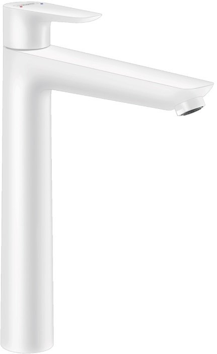 Смеситель для раковины Hansgrohe Talis E 240 71717700 без донного клапана матовый белый