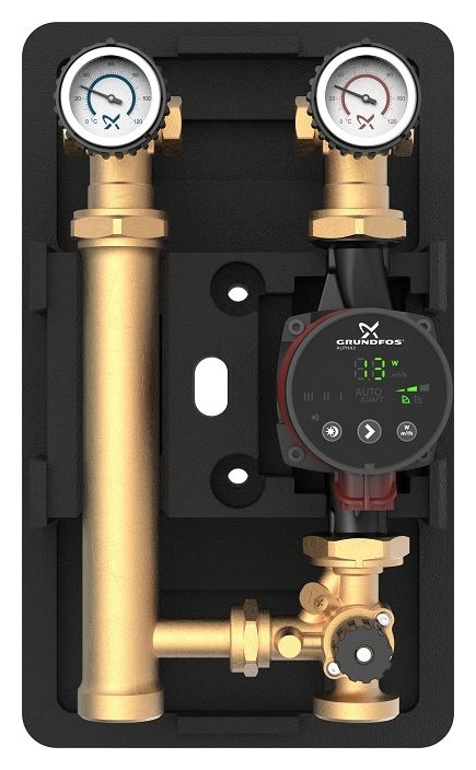 Насосная группа Grundfos HEATMIX M25 ALPHA2 40 со смесителем (99309086)