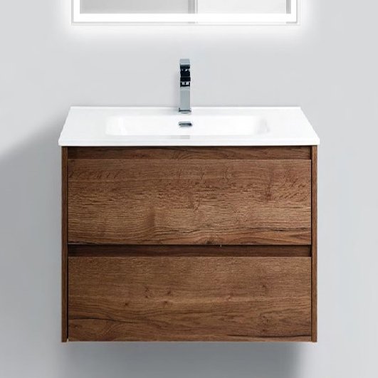 Тумба с раковиной BelBagno Kraft 39 60 rovere tabacco (KRAFT 39-600/390-2C-SO-RT+BB600/390ETL)