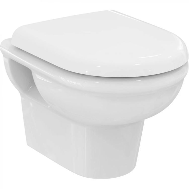 Подвесной унитаз Ideal Standard Exacto с микролифтом, безободковый R002601