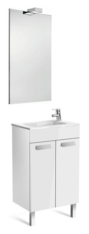 Комплект мебели Roca Debba 50 белая (ZRU9302710+32799J00Y+ZRU9000090)