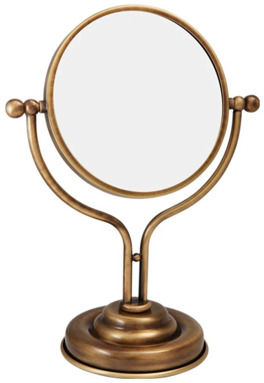 Зеркало оптическое настольное Migliore Mirella 17171 бронза D18 cm (2Х)