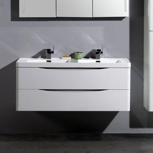 Тумба под раковину BelBagno Ancona-N 120 bianco lucido подвесная (ANCONA-N-1200-2C-SO-2-BL)