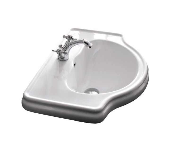 Раковина Kerasan Retro 62х45.5 см, 1 отв., белый 103001*0