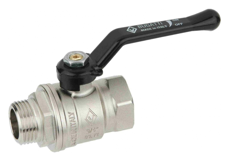 Кран шаровой Bugatti 1 1/4" НB (рычаг из алюминия) серия Oregon 03050080 (03050080)