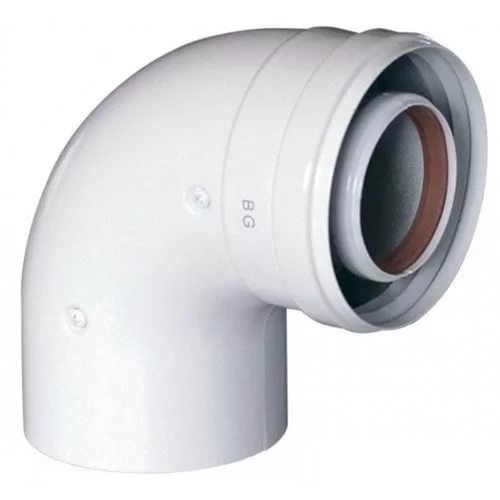 Baxi KHG Коаксиальный DN 60/100 отвод 90 (11861)