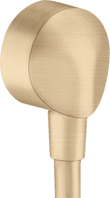 Шланговое подключение Hansgrohe Fixfit 27454140 шлифованная бронза